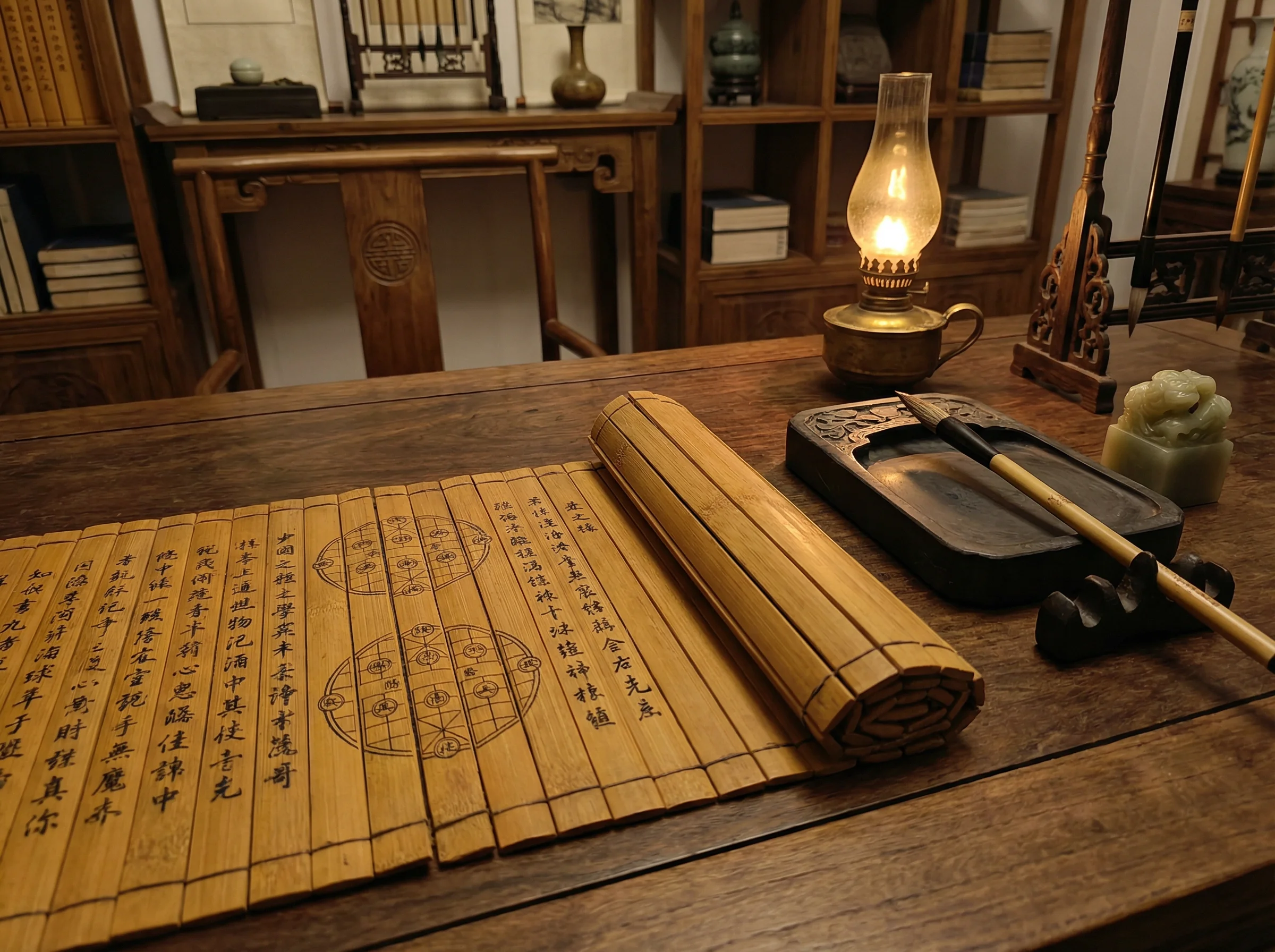 古代棋谱卷轴 - 斗地主wangzhi官网